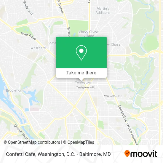 Confetti Cafe map
