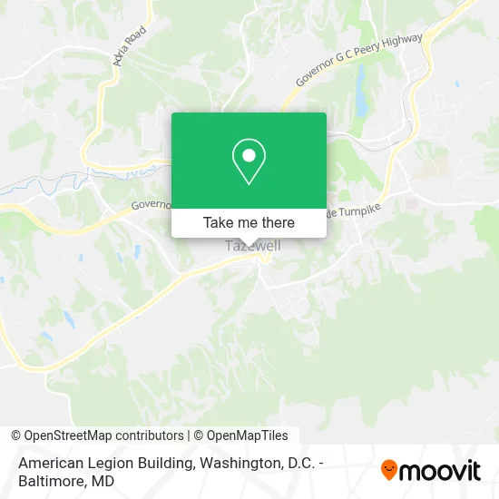 American Legion Building map