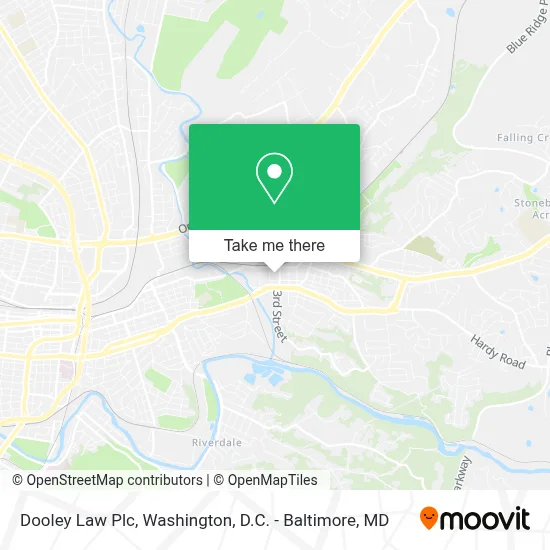 Dooley Law Plc map