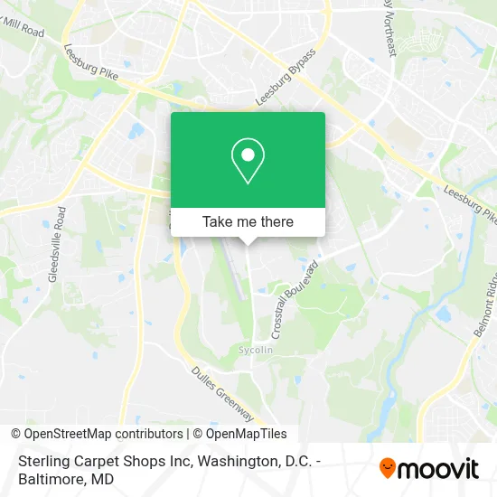 Sterling Carpet Shops Inc map