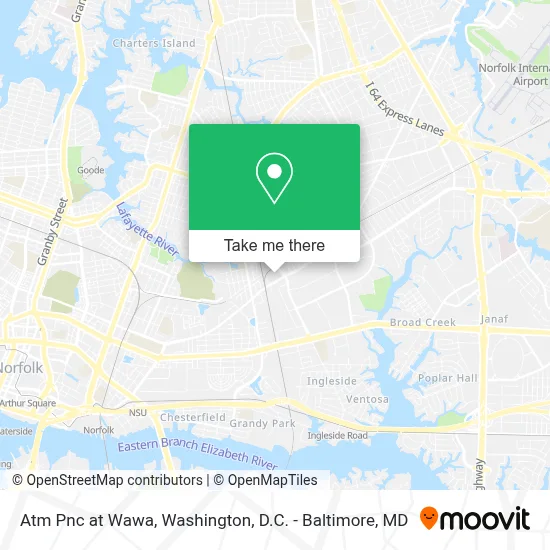 Atm Pnc at Wawa map