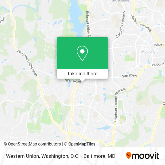 Western Union map