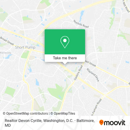 Realtor Devon Cyrille map