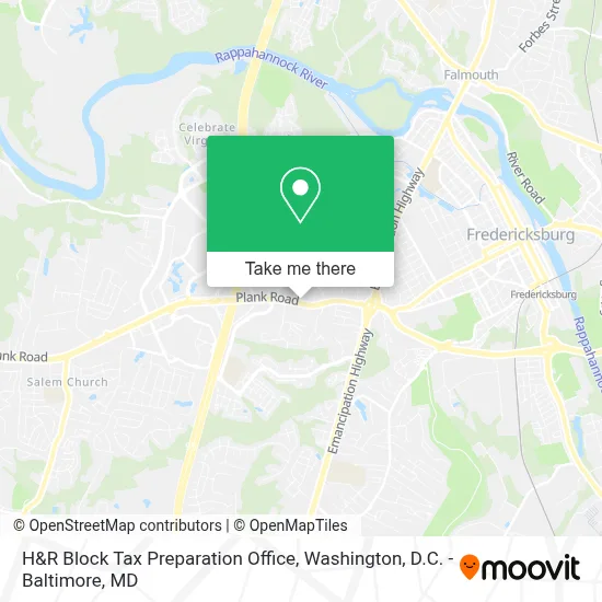 H&R Block Tax Preparation Office map