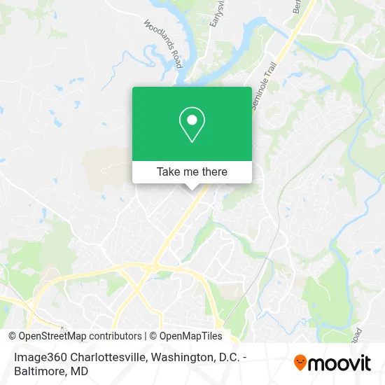 Image360 Charlottesville map