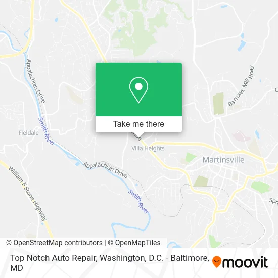 Top Notch Auto Repair map