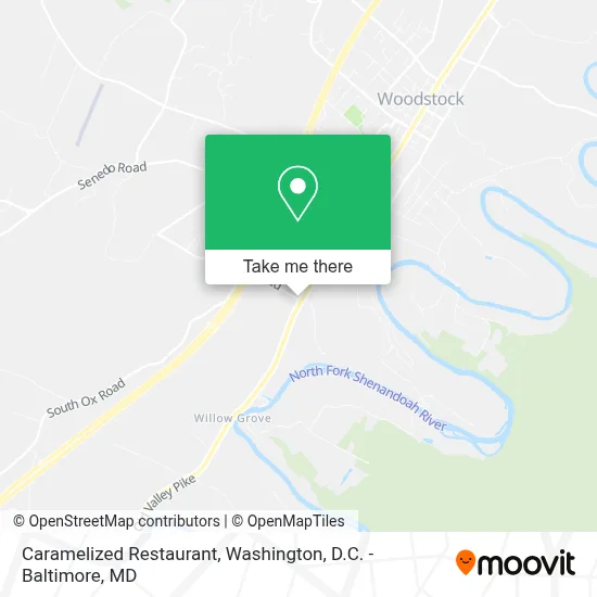 Caramelized Restaurant map