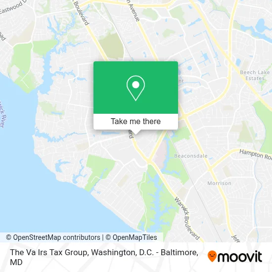 The Va Irs Tax Group map