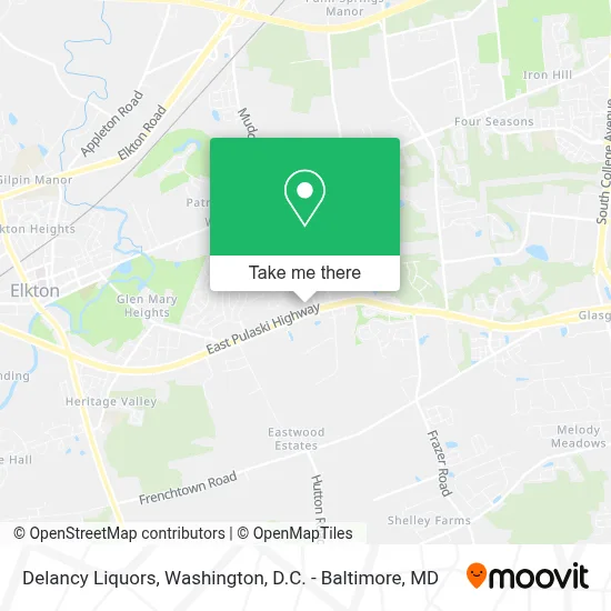 Delancy Liquors map