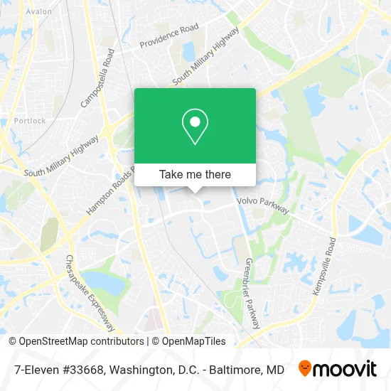 7-Eleven #33668 map