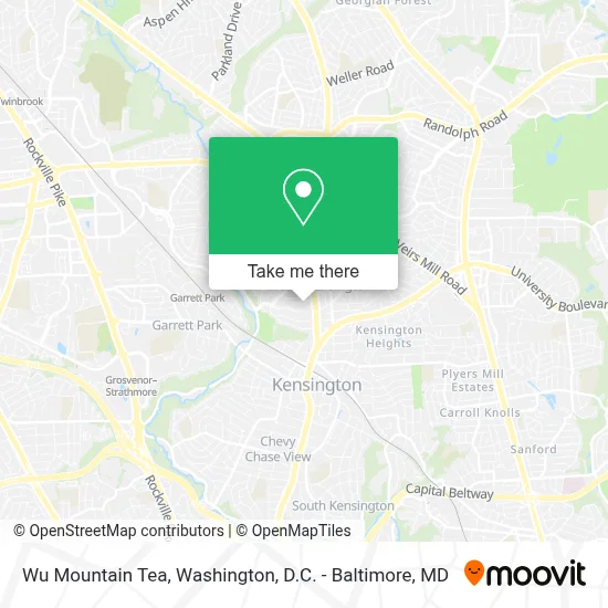 Wu Mountain Tea map