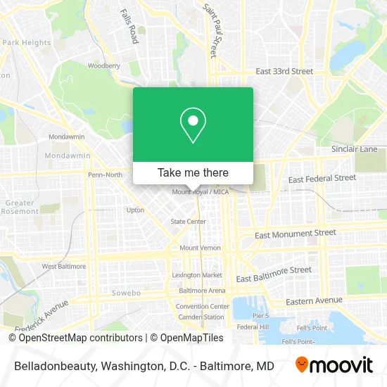 Belladonbeauty map