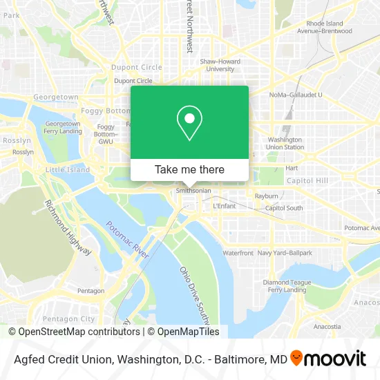 Agfed Credit Union map
