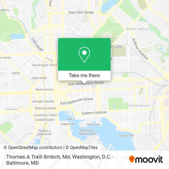 Thomas A Traill Bmbch, Md map