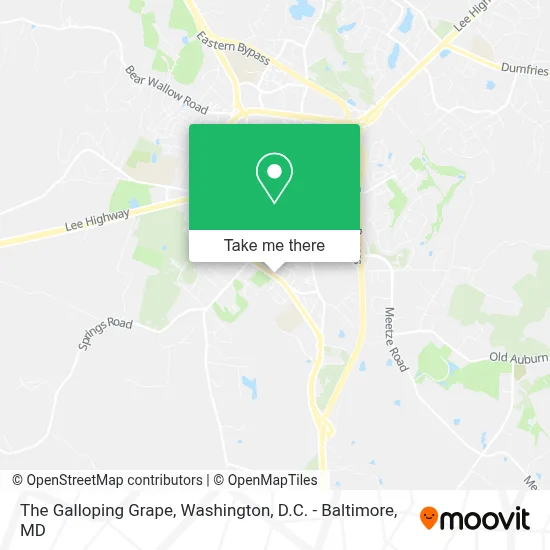 The Galloping Grape map