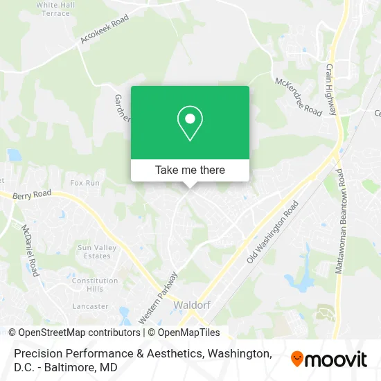 Precision Performance & Aesthetics map