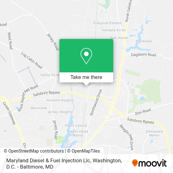 Maryland Diesel & Fuel Injection Llc map