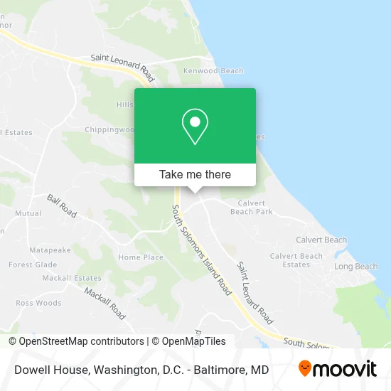 Dowell House map