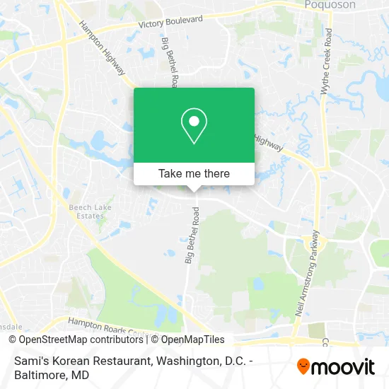 Sami's Korean Restaurant map