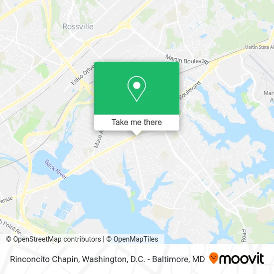 Rinconcito Chapin map
