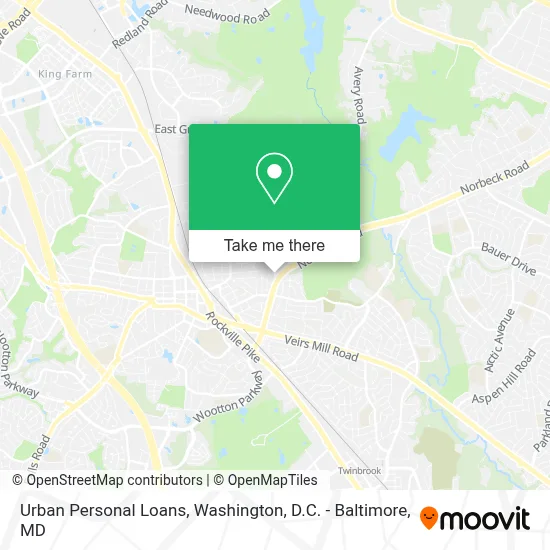 Urban Personal Loans map
