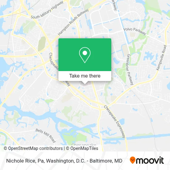 Nichole Rice, Pa map