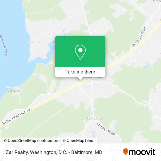 Zar Realty map