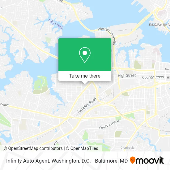 Infinity Auto Agent map