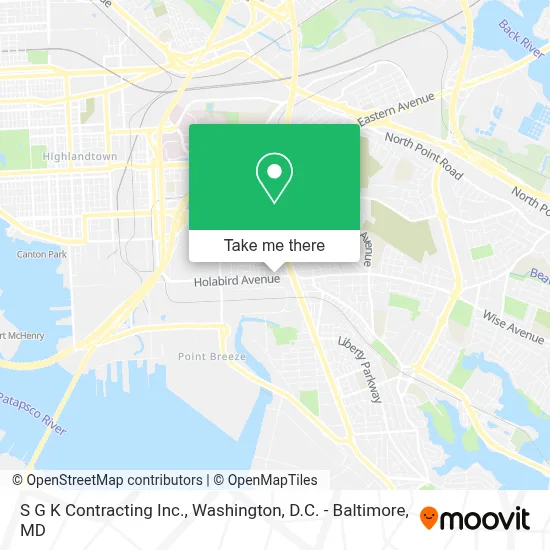 S G K Contracting Inc. map