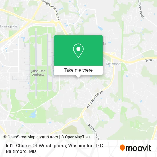 Int'L Church Of Worshippers map