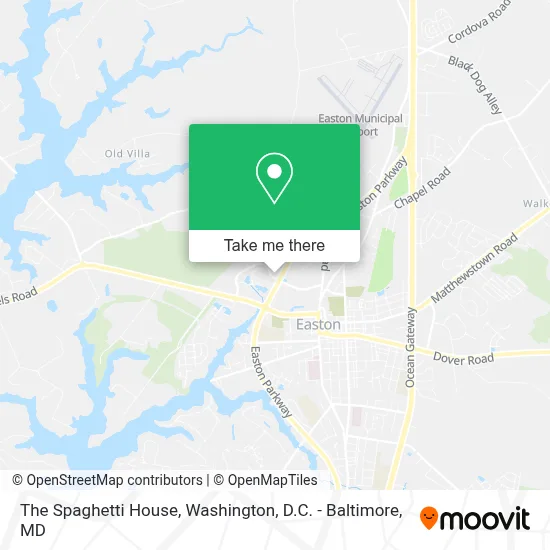 The Spaghetti House map