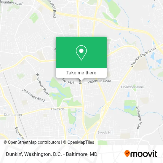 Dunkin' map