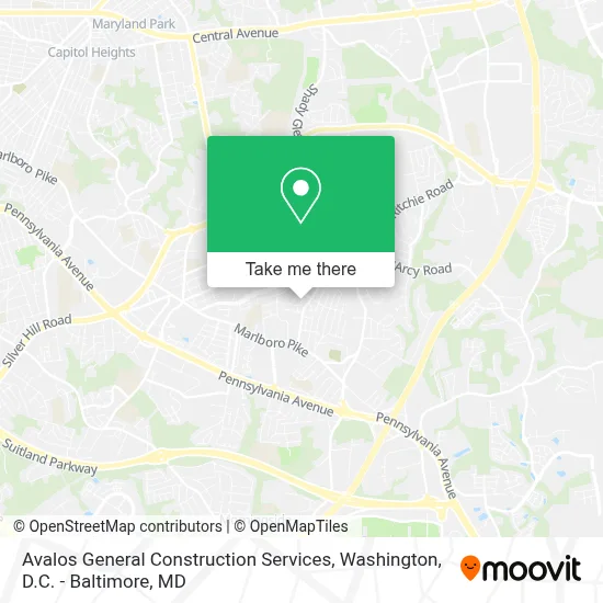 Avalos General Construction Services map