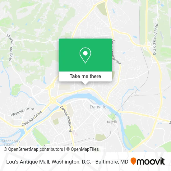 Lou's Antique Mall map