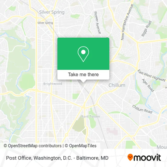 Post Office map