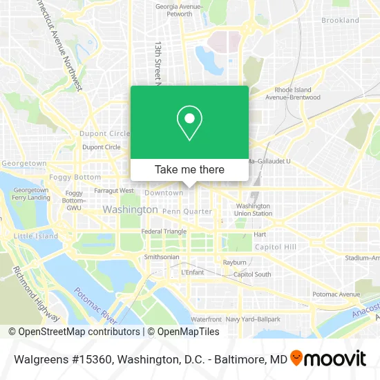 Walgreens #15360 map
