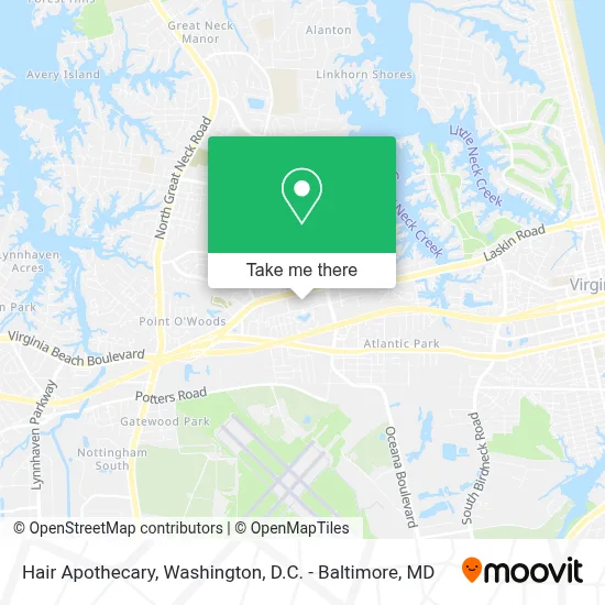 Hair Apothecary map