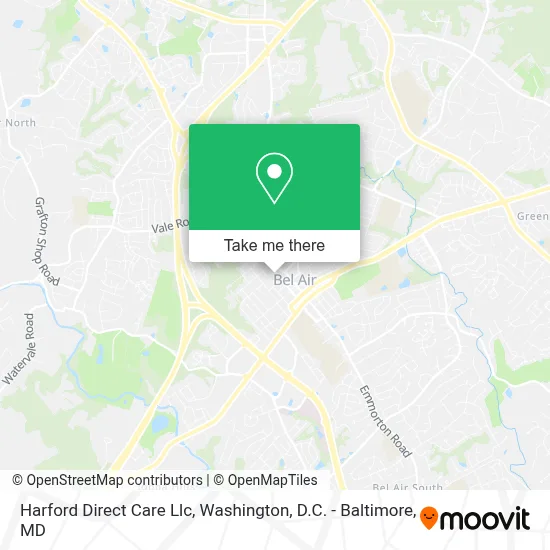 Harford Direct Care Llc map