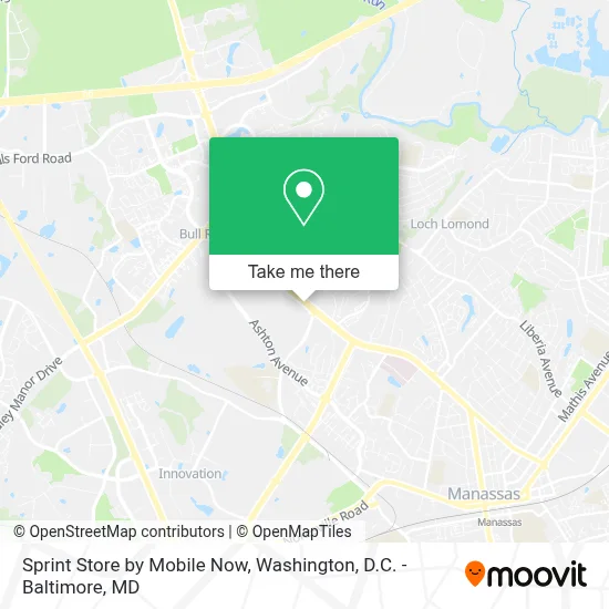 Sprint Store by Mobile Now map