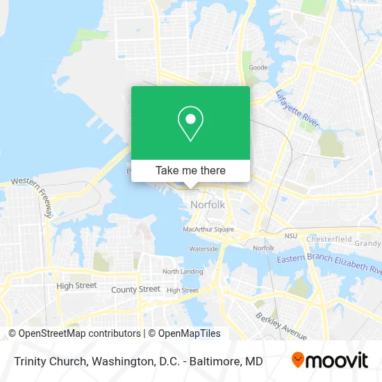 Trinity Church map
