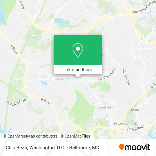 Chic Beau map