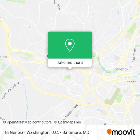 Bj General map