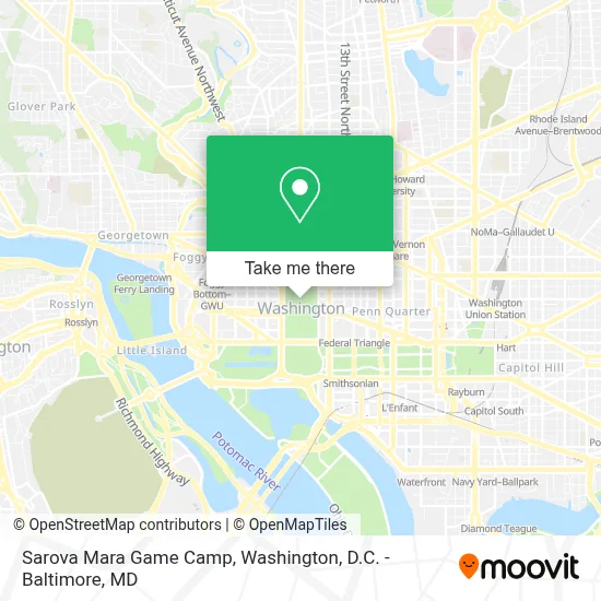 Sarova Mara Game Camp map