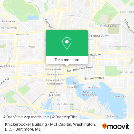 Knickerbocker Building - Mcf Capital map