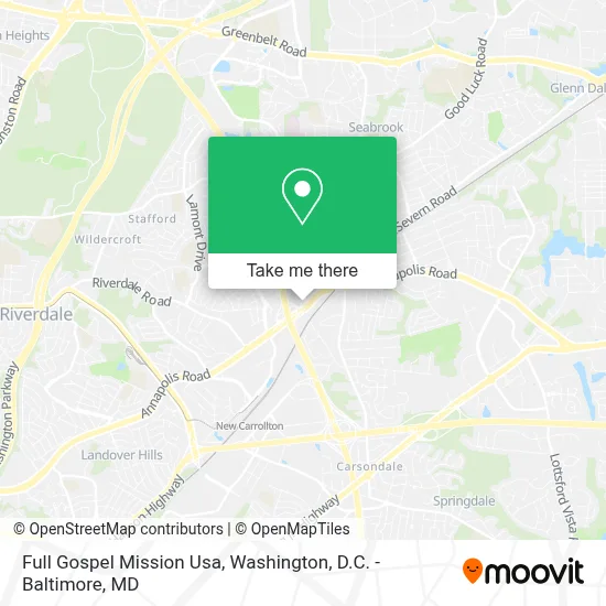 Full Gospel Mission Usa map
