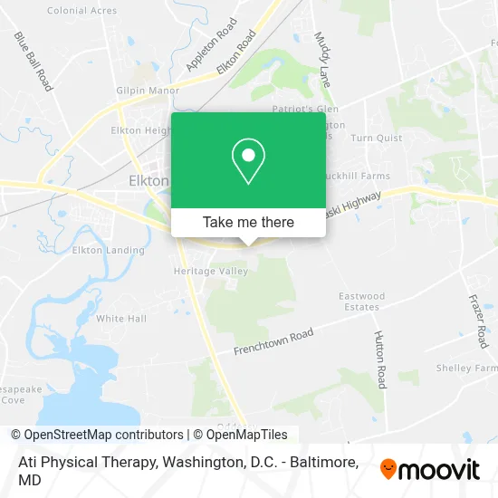 Ati Physical Therapy map