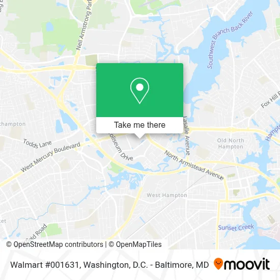 Walmart #001631 map