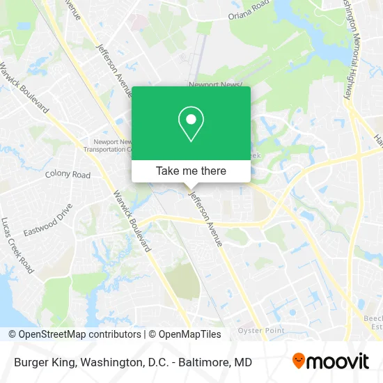 Burger King map