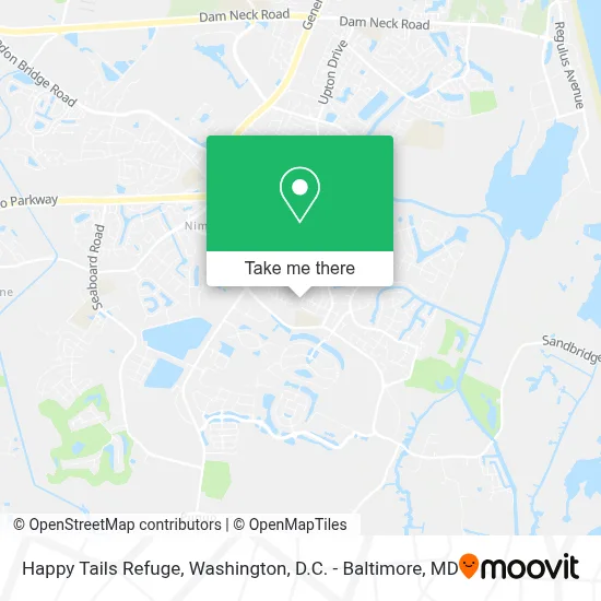 Happy Tails Refuge map