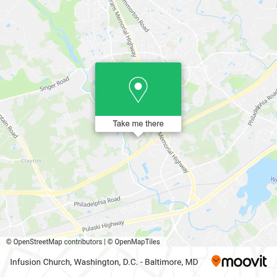 Infusion Church map